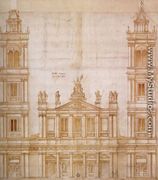 Design for the facade of San Lorenzo, Florence 1516 - Giuliano da Sangallo