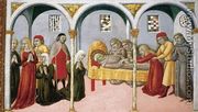 Donna Perna Being Cured on Approaching St Bernardino's Body - Sano Di Pietro