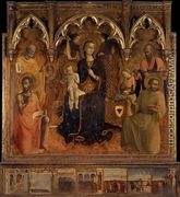 The Virgin and Child with Saints 1430-32 - Stefano Di Giovanni Sassetta