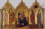 Virgin with Child and Four Saints c. 1435 - Stefano Di Giovanni Sassetta
