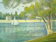 The Siene at la Grande Jatte 1888 - Georges Seurat