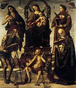 Madonna and Child with Saints 1484 - Francesco Signorelli