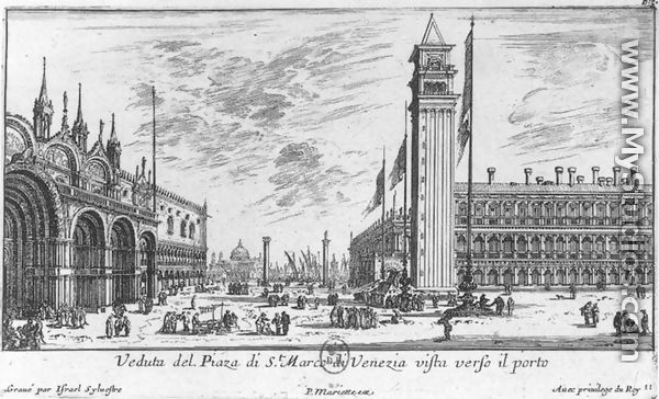 Piazzetta from the Piazza San Marco - Israël Silvestre the Younger
