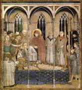 Burial of St Martin (scene 10)  1312-17 - Louis de Silvestre