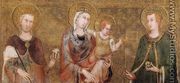 Madonna and Child between St Stephen and St Ladislaus 1318 - Louis de Silvestre