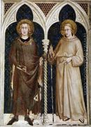 St Louis of France and St Louis of Toulouse 1317 - Louis de Silvestre