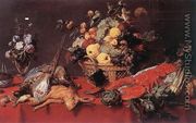 Still-life with a Basket of Fruit 1635-40 - Frans Snyders