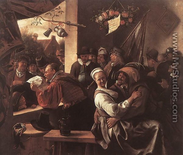 The Rhetoricians - "In liefde vrij" 1665-68 - Jan Steen