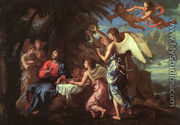Christ Served by the Angels - Jacques Stella