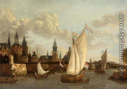 Capriccio View of Haarlem - Jacobus Storck