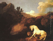 A Horse Frightened by a Lion  1770 - George Stubbs