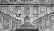 Escalier des Ambassadeurs in Versailles - Louis de Surgis (see Surugue)