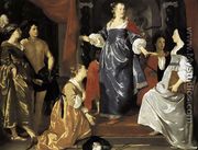 The Maid of Leiden Welcomes 'Nering' 1651 - Abraham van den Tempel