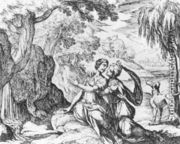 Jupiter and Callisto 1606 - Antonio Tempesta