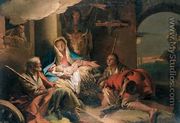 The Adoration of the Shepherds 1751-53 - Giovanni Domenico Tiepolo