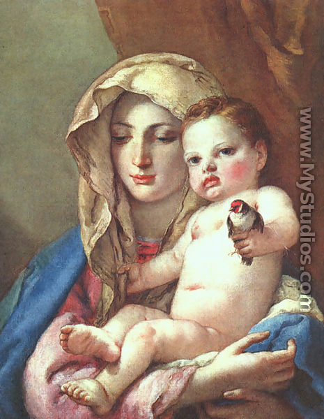 Madonna of the Goldfinch c. 1760 - Giovanni Battista Tiepolo