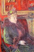 Portrait of Madame de Gortzikoff  1893 - Henri De Toulouse-Lautrec