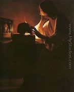 The Repentant Magdalen 1635 - Georges de La Tour