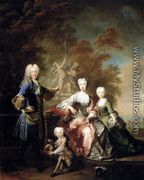 Count Ferdinand Adolf von Plettenberg and his Family  1727 - Robert Tournieres