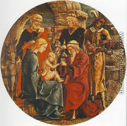 Adoration of the Magi (from the predella of the Roverella Polyptych) 1474 - Cosme Tura