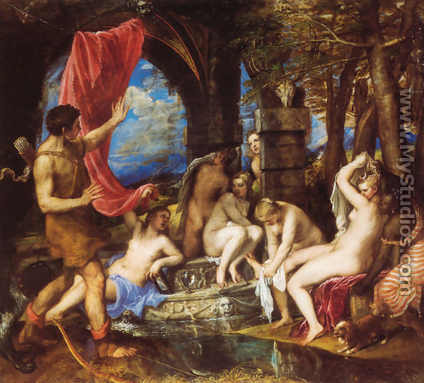 Diana and Actaeon 1559 - Tiziano Vecellio (Titian)