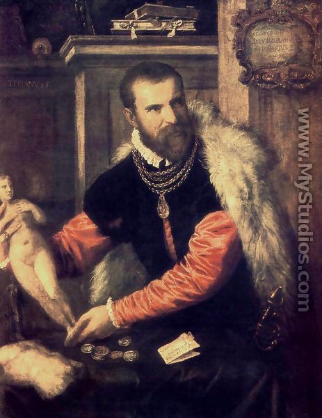 Portrait of Jacopo Strada 1567-68 - Tiziano Vecellio (Titian)