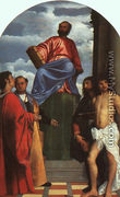 St. Mark Enthroned with Saints 1510 - Tiziano Vecellio (Titian)