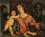 Madonna of the Cherries 1517-18 - Tiziano Vecellio (Titian)