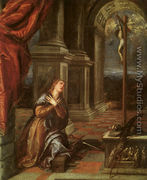 St. Catherine of Alexandria at Prayer 1567-68 - Tiziano Vecellio (Titian)