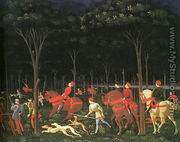 The Hunt in the Forest (right half) 1460s - Paolo Uccello