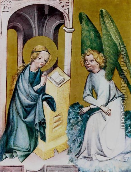 The Annunciation c. 1410 - Bohimian Unknown Masters