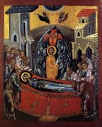 The Dormition of the Mother of God 1590s - Bulgarian Unknown Masters