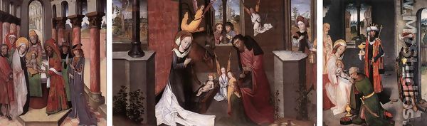Triptych with Scenes from the Life of Christ - Flemish Unknown Masters