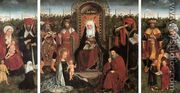 Triptych with the Family of St Anne 1490s - Flemish Unknown Masters