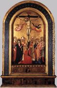 Crucifixion with the Virgin and Saints  1380-90s - Italian Unknown Masters