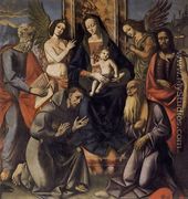 Virgin and Child with Four Saints c. 1520 - Italian Unknown Masters