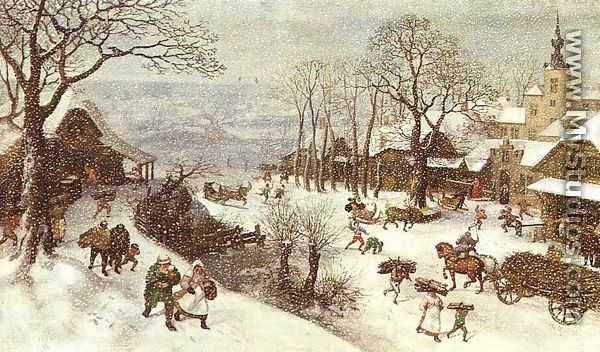 Winter  1586 - Lucas Van Valkenborch