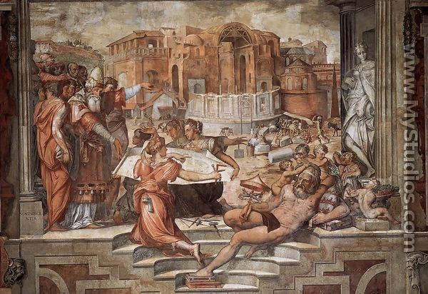 Paul III Farnese Directing the Continuance of St Peter