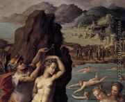 Perseus and Andromeda (detail) 1570-72 - Giorgio Vasari