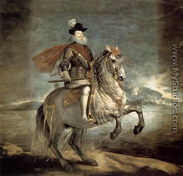 Philip III on Horseback 1634-35 - Diego Rodriguez de Silva y Velazquez