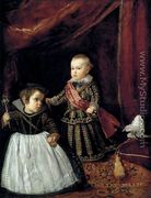 Prince Baltasar Carlos with a Dwarf 1631 - Diego Rodriguez de Silva y Velazquez