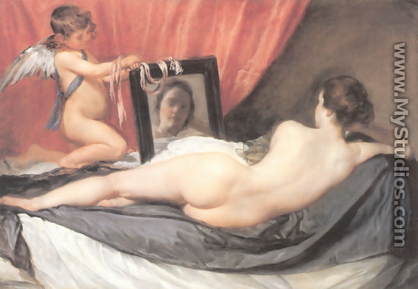 Venus at her Mirror (The Rokeby Venus) 1649-51 - Diego Rodriguez de Silva y Velazquez