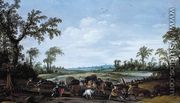 Bandits Attacking a Caravan of Travellers 1627-29 - Esaias Van De Velde