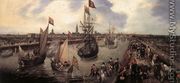The Harbour of Middelburg 1625 - Adriaen Pietersz. Van De Venne