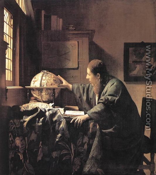 The Astronomer c. 1668 - Jan Vermeer Van Delft