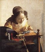 The Lacemaker 1669-70 - Jan Vermeer Van Delft