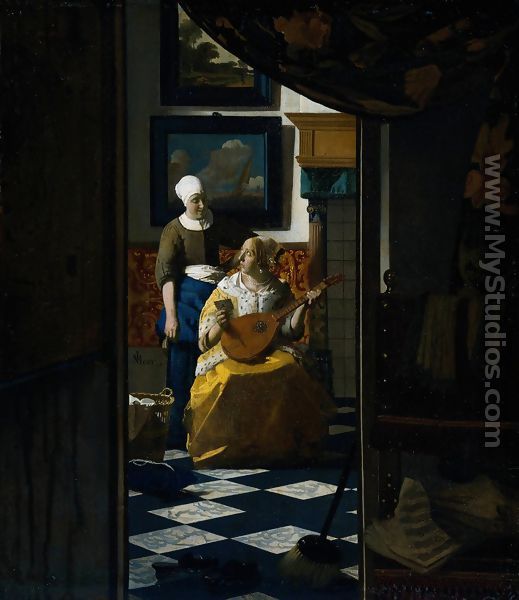 The Love Letter 1667-68 - Jan Vermeer Van Delft
