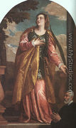 St. Lucy and a Donor c. 1580 - Paolo Veronese (Caliari)