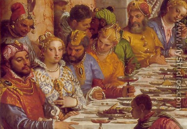 The Marriage at Cana (detail-1) 1563 - Paolo Veronese (Caliari)