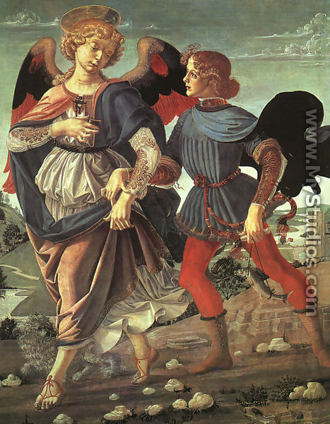 Tobias and the Angel 1470-80 - Andrea Del Verrocchio